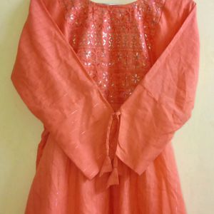 Orange New Kurta