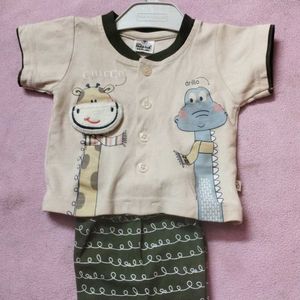 Baby Boy Tshirt And Shirt Set