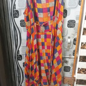 Multi Colour Frock Style Shrug