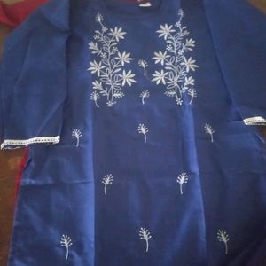 Women New Chicken Embroidery Kurta