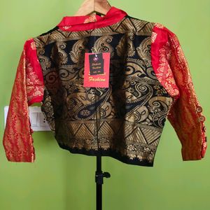 BRANDED ASSAM BENARASI SILK DESIGNER BLOUSE