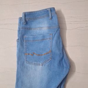 New Like, Light Blue Denim Jeans For Casual Wear