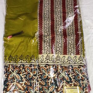 Green Kalamkari Saree