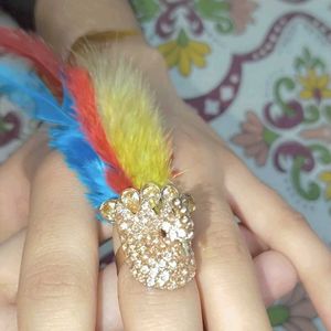 RAJASTHANI MORNII STYLE RING 💍