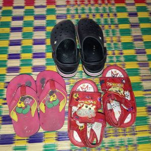 4 Set Kids Slippers