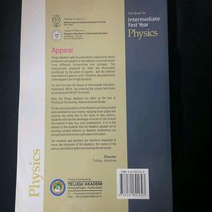 💥Price Drop💥 PHYSICS Intermediate 1Year Textbook