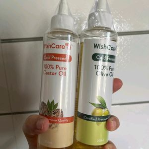 Wishcare Olive Castor Oil Combo