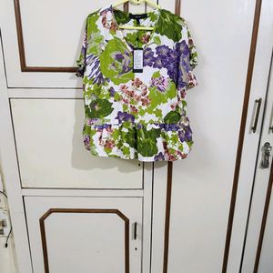 Monsoon Vibe Floral Green Coords