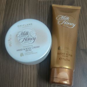 Milk & Honey Scrub And Body Cream