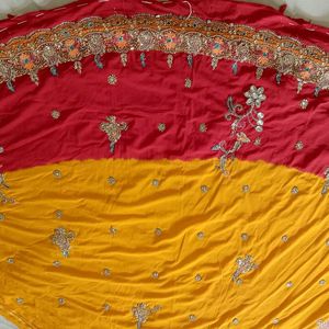 Unstitched Lehenga Choli And Dupatta For Women