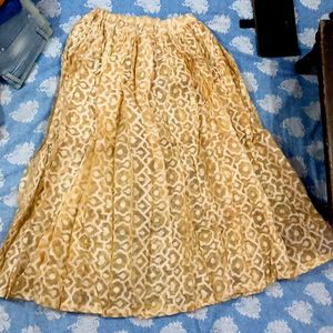 Golden Lehnga