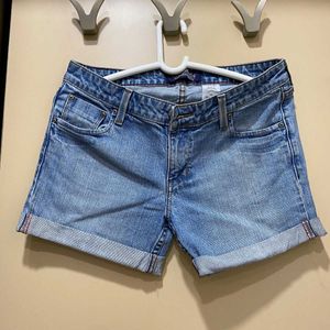 Light Blue Denim Short