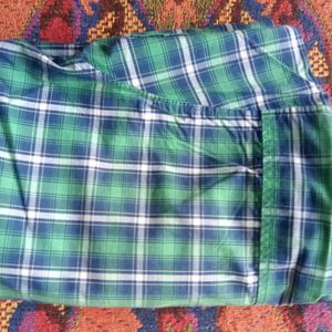 Women Green Checkered Shirt