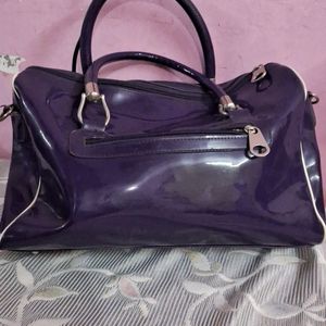 Purple  Hand Bag