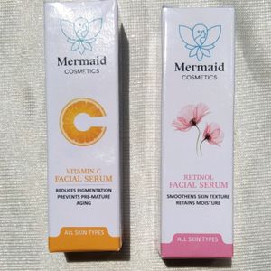 Mermaid Retinol And Vitamin C Serum Combo