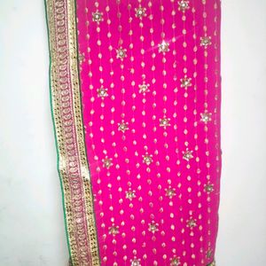 Pink Heavy Saree For Wedding