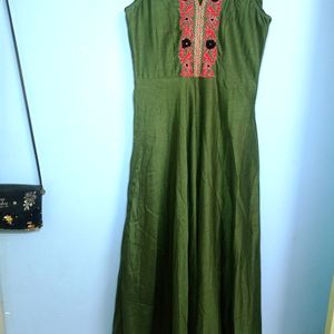 Ethnic Green Gown