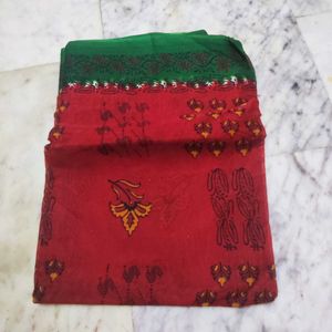 Very Beautiful 100% Cotton Saree