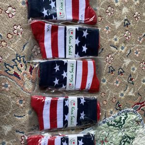 COMBO 5 AMERICAN design Keva Socks Available All New Pieces In Bulk