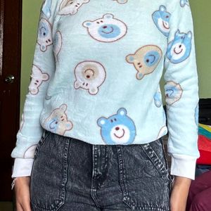 Baby Blue Korean Sweater