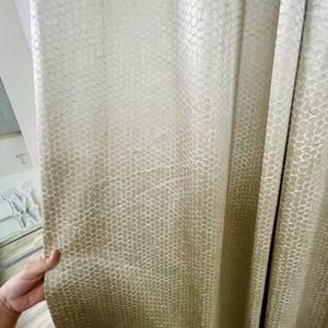 2 Pieces Luxury Silk Curtains (imported) 9 Ft