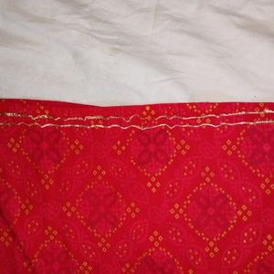 Red Cotton Kurti