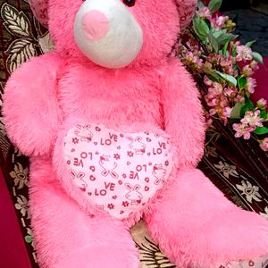 Like New Teddy 🧸 Pink Colour