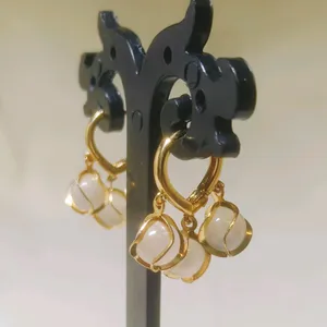 Brand New Korean Earring - Gold