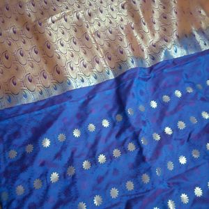 Navy Blue Saree