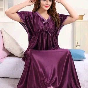 Satin Maxi night dress kaftan nigh