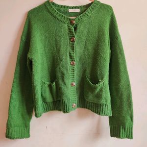 Green Cardigan