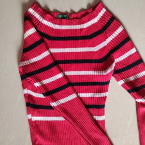 UCB Red Woolen Top