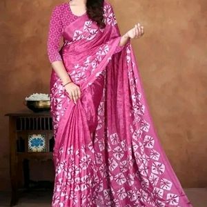 Magenta Saree