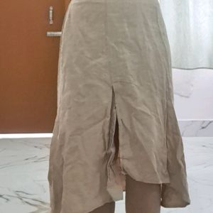 Long Khaki Skirt