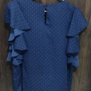 Polka Dots Sleevless Top