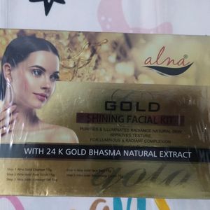 Alna Brand Gold Facial Kit Combo Pack Of 3