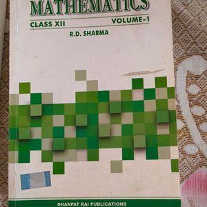 RD SHARMA MATHEMATICS FOR 11th and 12th