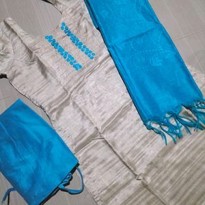 Jute Silk Set For Women