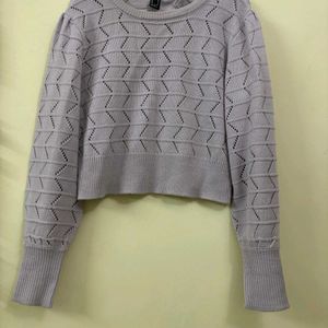 Lavender Winter Sweater