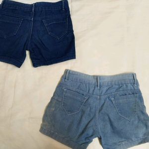 Combo Of Two Shorts For Women