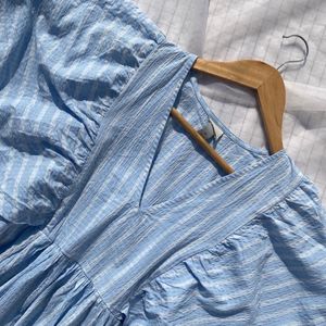 Blue Striped Dress