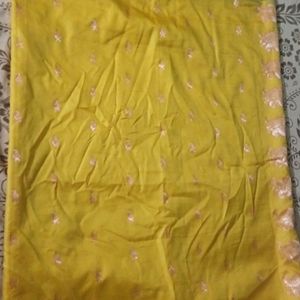 Semi Peithani Silk Saree