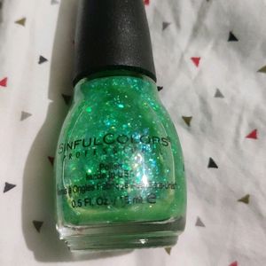 Nail Polish- Green Glittery
