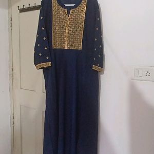 Navyblue Anarkali Kurti XXL Size