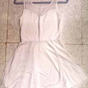 H&M White Skater Dress