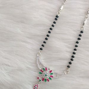 Pure Silver Mangalsutra For Womens