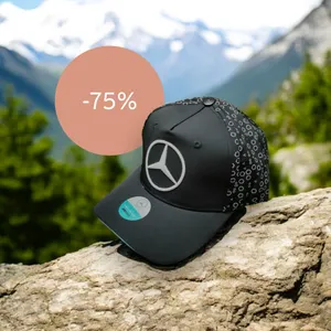 Mercedes Unisex Black Cap