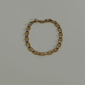 Clearance💯Golden Tennis Bracelet Anti-tarnish