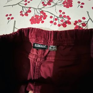 Maroon Trouser