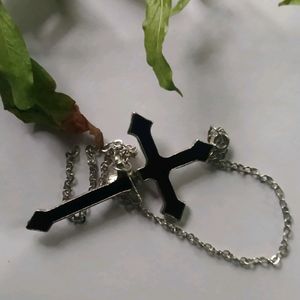 Cross One ear Earring Korean Style With Combo